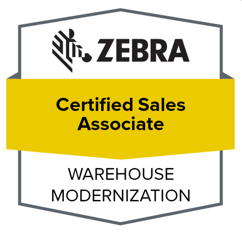 Zebra Certified Sales Associate, Warehouse Modernization