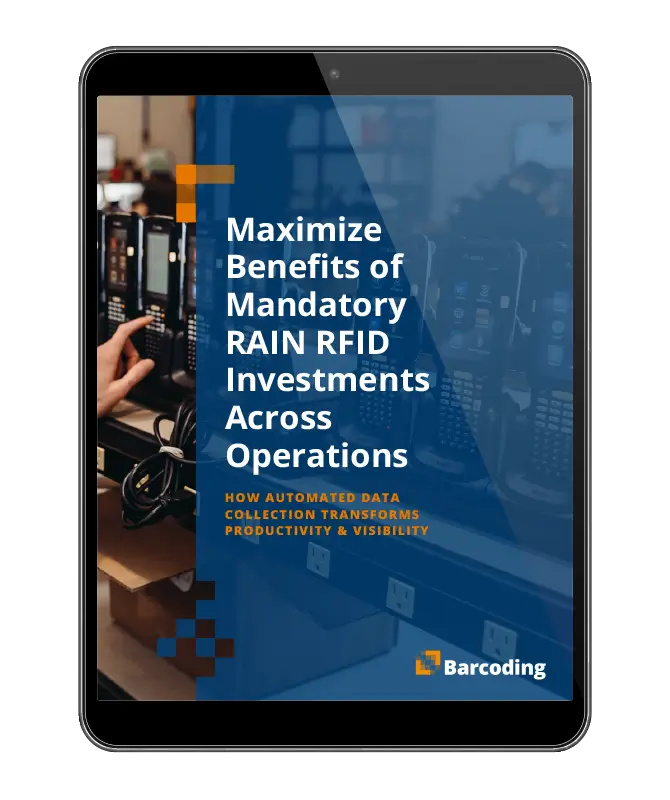 Maximize Benefits of RFID Guide on iPad